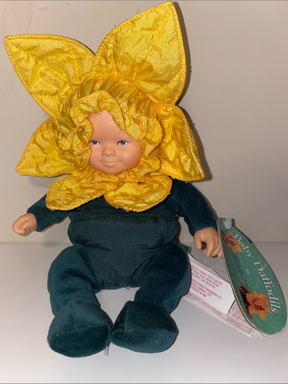 Baby Daffodils by Anne Geddes - Bean Filled Collection Daffodil Baby Doll Toy